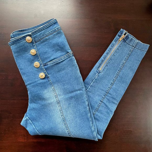 Dana Pant (Blue Denim) - Ivory & Chain - Picture 11 of 13